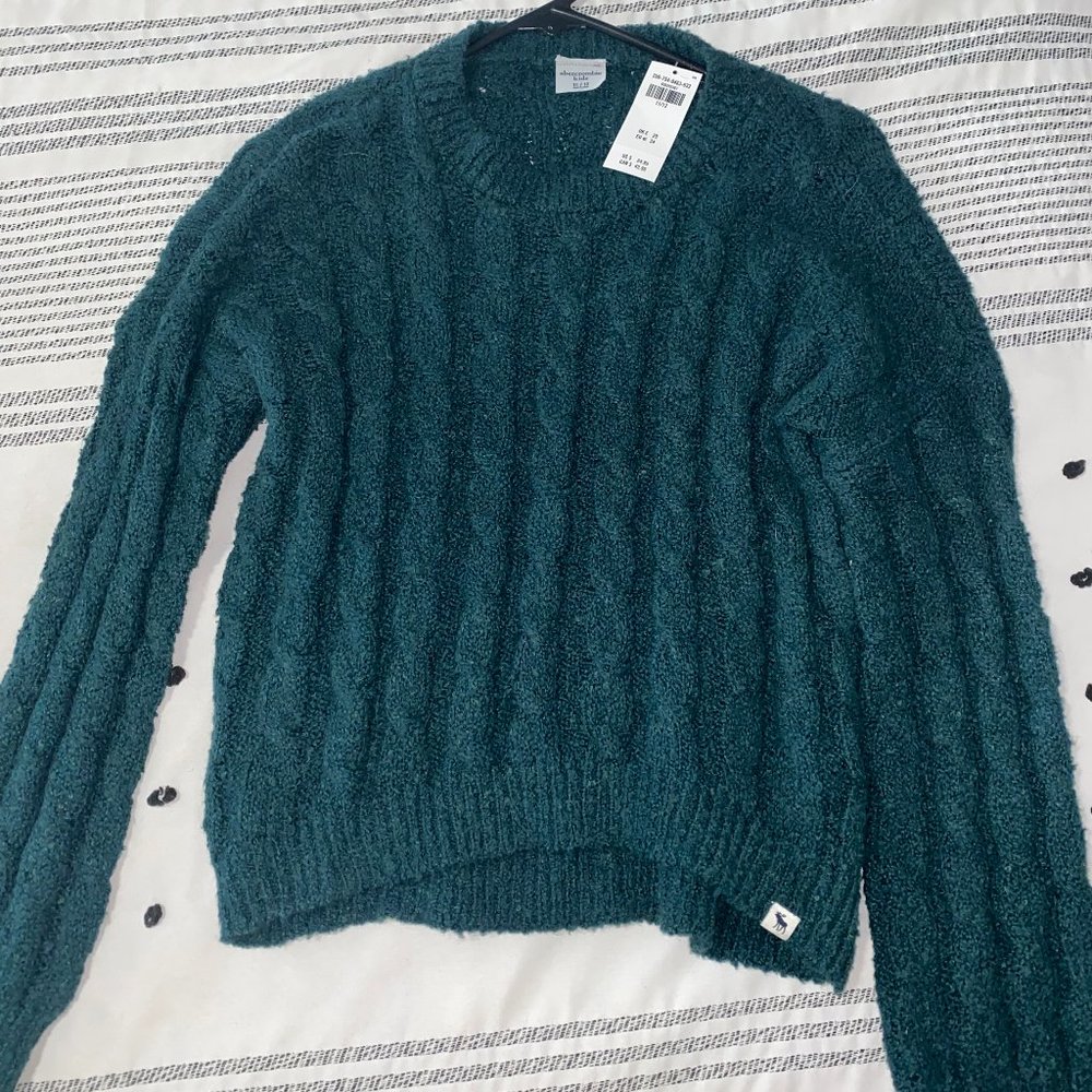 Puff Sleeve Crew Sweater